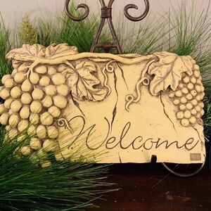 “Welcome Sign” by Evergreen home and Garden